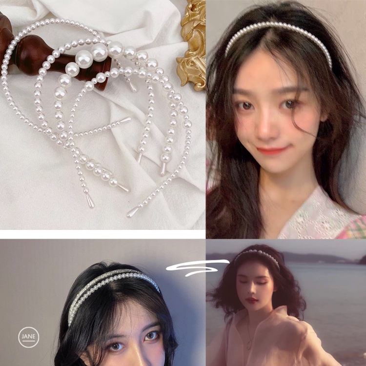 Cài tóc đính ngọc trai giả thời trang nữ tính ngọt ngào