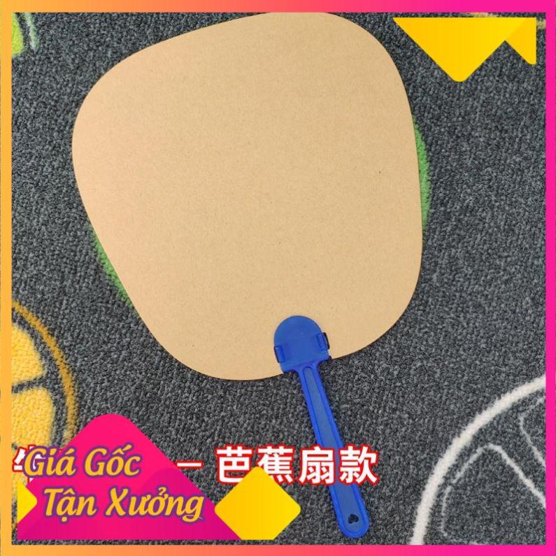 Bộ 10 quạt giấy cán nhựa cho bé học vẽ - MỘC XINH