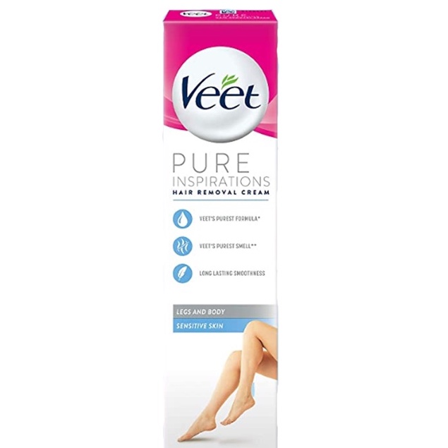 [TOP 1 SHOPEE] Kem tẩy lông chân, body chiết xuất lô hội Veet Hair Removal Cream Legs &amp; Body (Bill Anh)