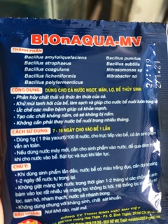 BionAWUA-MV nuôi cá it thay nước