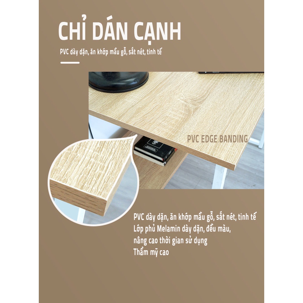 Bàn học, bàn làm việc kèm kệ sách tiện dụng - GM17