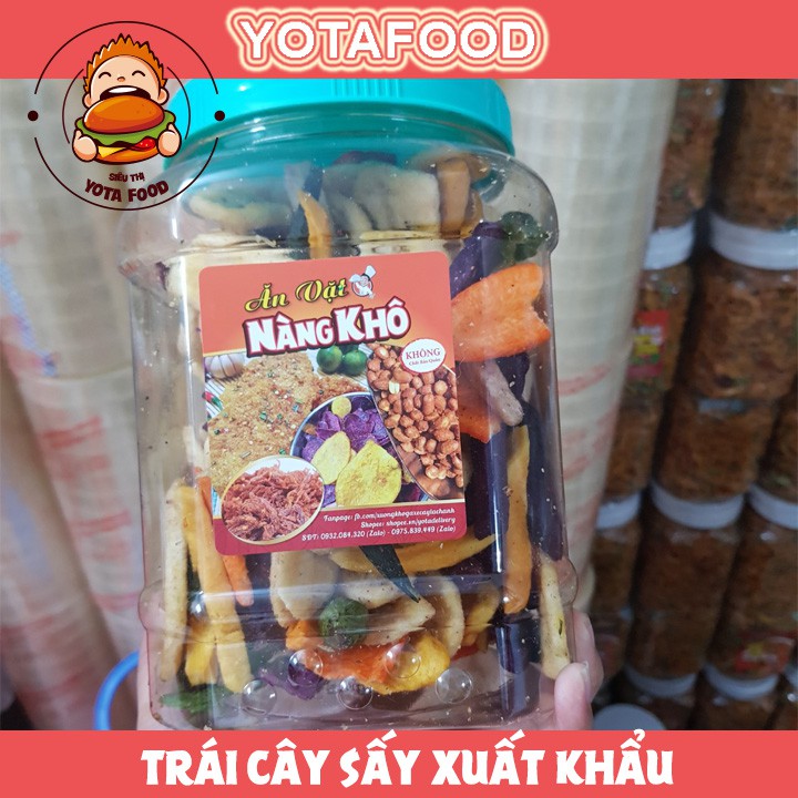 500Gr Trái Cây Sấy ( Thập Cẩm Sấy hàng xuất khẩu ) | Đủ vị | Yotafood