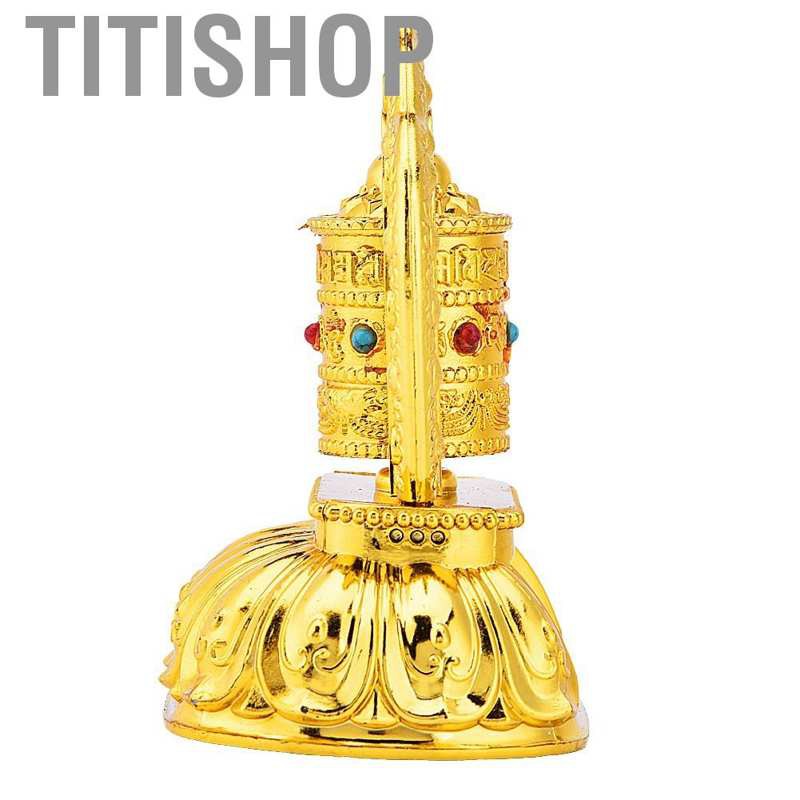 Bánh quay cầu nguyện dùng năng lượng mặt trời trang trí xe hơi