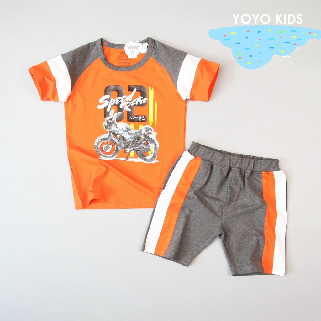 bộ yoyo bé trai size 2 đến 9 xs đến xxl 10kg đến 45kg