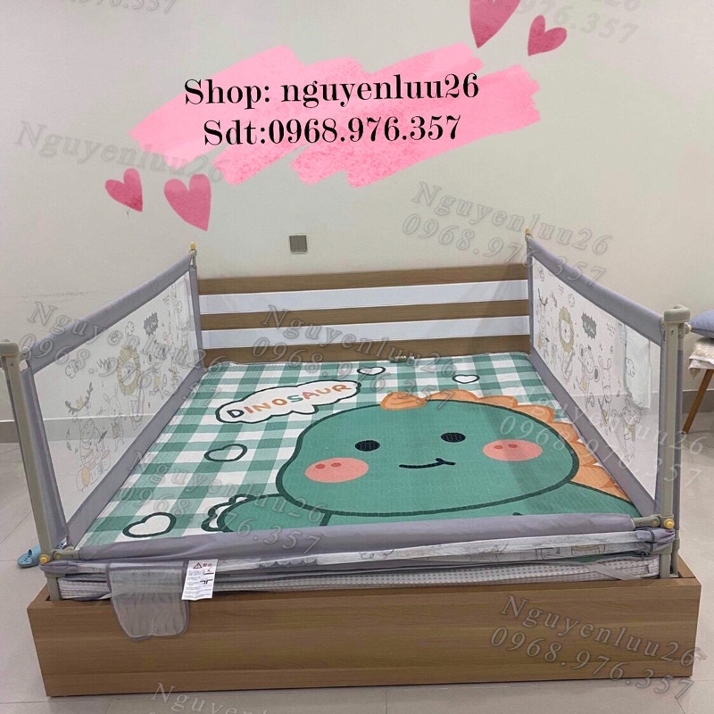 Thanh Chắn Giường cho bé mẫu nâng cấp thanh chặn giường sale giá xưởng SILK BABY