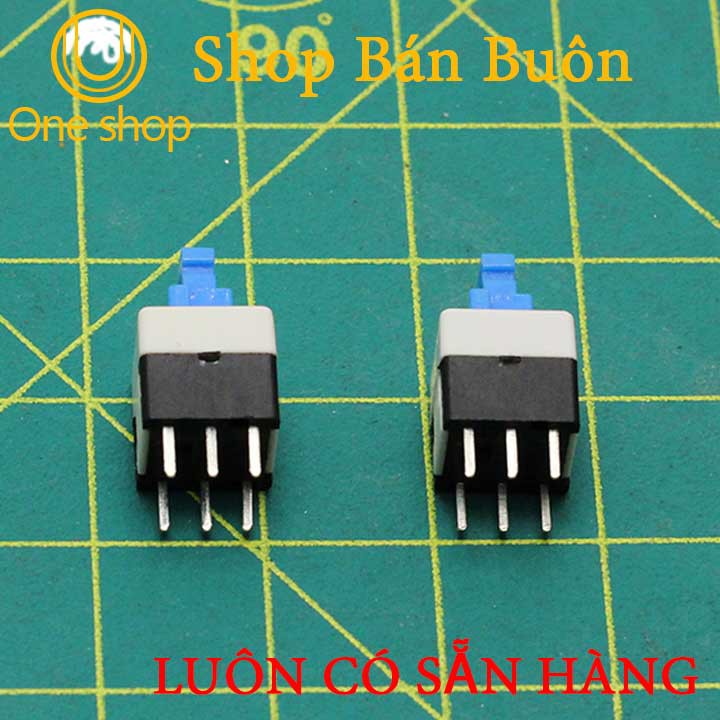 Nút Nhấn 6 Chân Không Giữ Trạng Thái 8.5x8.5mm