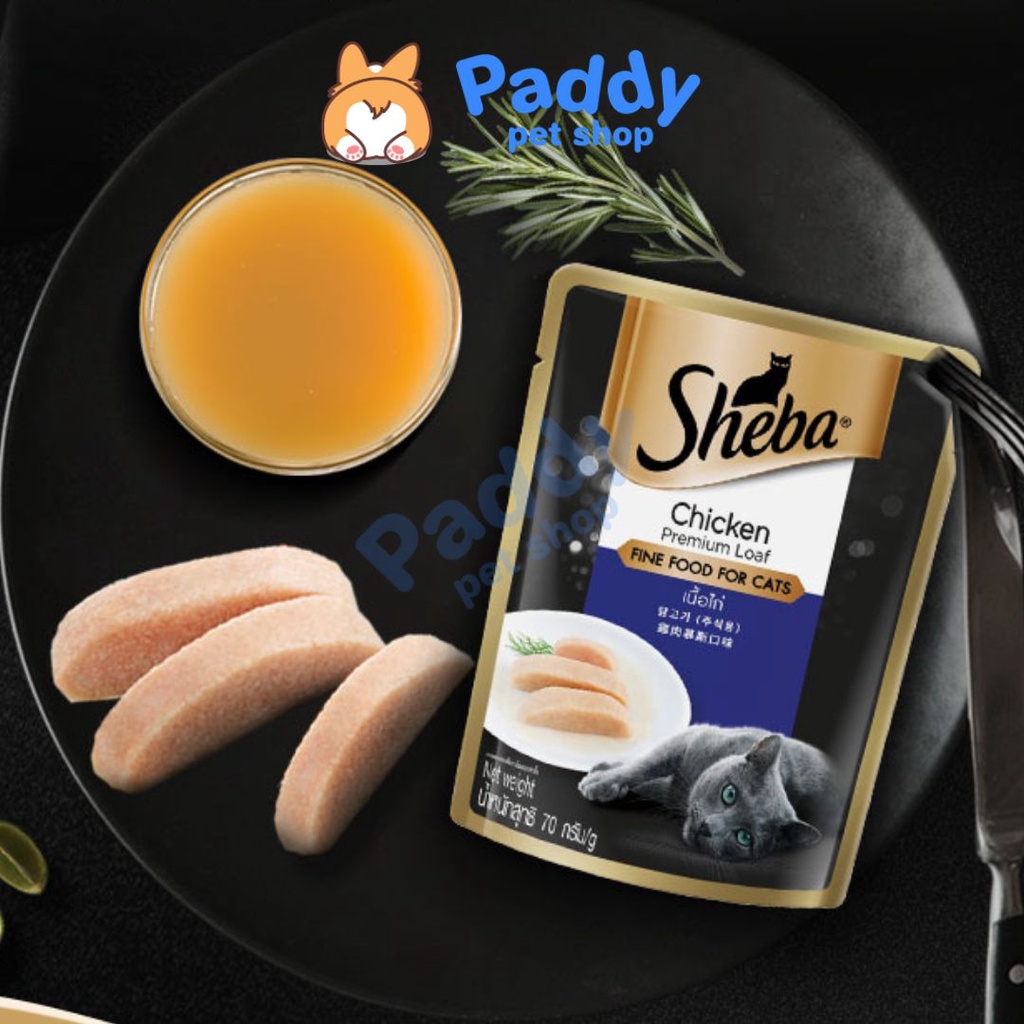 Pate Sheba Cho Mèo Con &amp; Mèo Lớn 70g (Nhập Khẩu Thái Lan)
