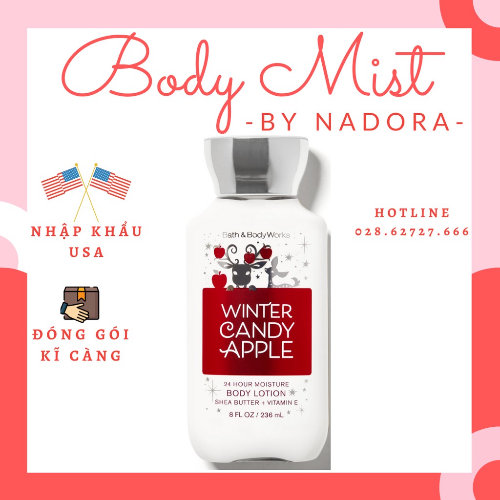 Sữa Dưỡng Thể Bath And Body Works - Winter Candy Apple Body Lotion (236ml)