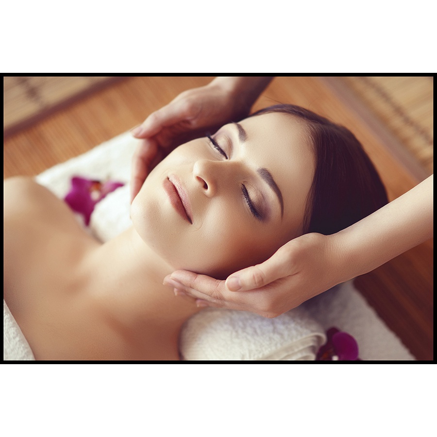 Tranh dán tường dán kiếng trang trí spa, beauty salon, tiệm nail, tiệm tóc nhiều mẫu lựa chọn