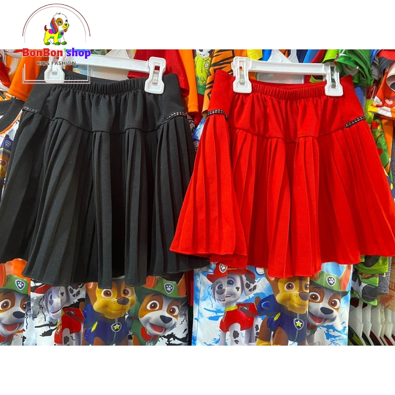 (15kg-28kg) chân váy cho bé gái 3 tuổi đến 8 tuổi bồng bềnh cạp chun