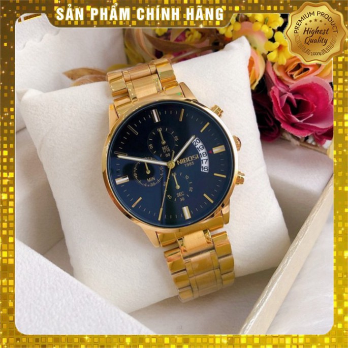 Đồng hồ Nam doanh nhân cao cấp NIBOSI 1985 sang trọng. Tặng kèm Hộp + Pin