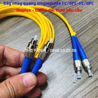 Dây nhảy quang singlemode fc/upc-fc/upc phi 3.0mm, duplex-chiều dài theo yêu cầu