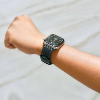 Dây đeo Apple Watch da mix cao su