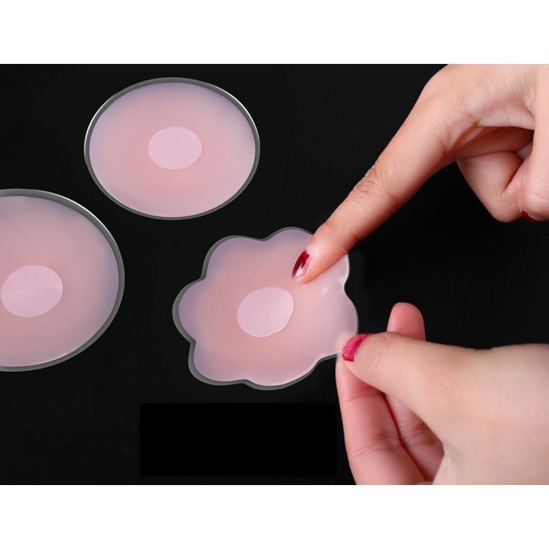 Miếng Dán Ngực Silicon Loại đẹp, Hộp 10 miếng dán Ngực