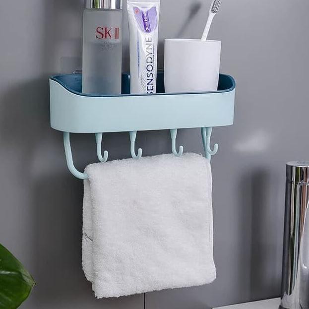 Kệ Đựng Đồ Dùng Gắn Tường Hình Vuông Đa Năng Tiện Dụng Cho Nhà Bếp / Nhà Tắm | BigBuy360 - bigbuy360.vn