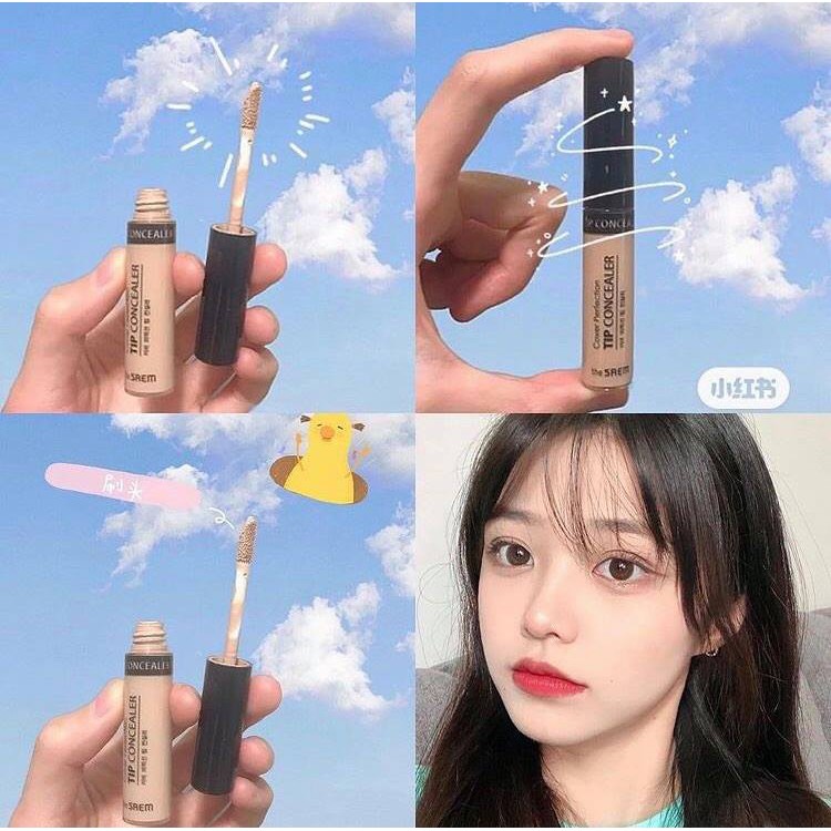 Kem che khuyết điểm The Saem Cover Perfection Tip Concealer