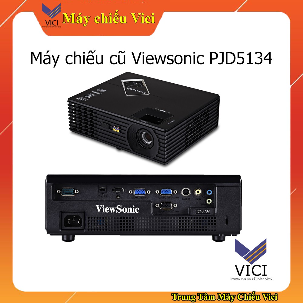 Máy chiếu Viewsonic PJD5134 sáng đẹp like new. Tuổi thọ đèn còn 2000 giờ sử dụng