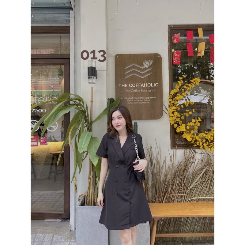 ĐẦM VEST ĐEN CÔNG SỞ KT5 | BigBuy360 - bigbuy360.vn