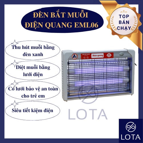 ĐÈN BẮT MUỖI ĐIỆN QUANG ĐQ EML06L LỚN, tiêu diệt hiệu quả ruồi muỗi côn trùng mosquito killer lamp insect killing device