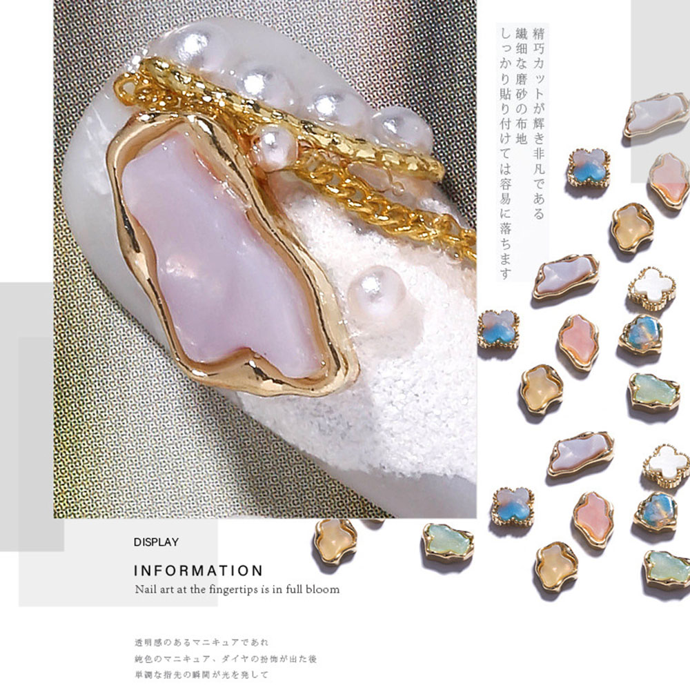 CHARMS 1 Phụ Kiện Trang Trí Móng Tay Hình Vỏ Sò 3D