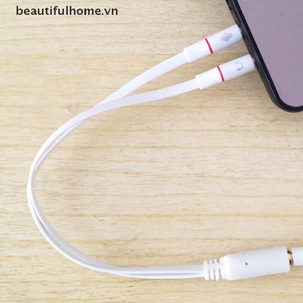 Cáp Kết Nối Âm Thanh Hình Chữ Y 3.5Mm Hai Đầu 2 Trong 1