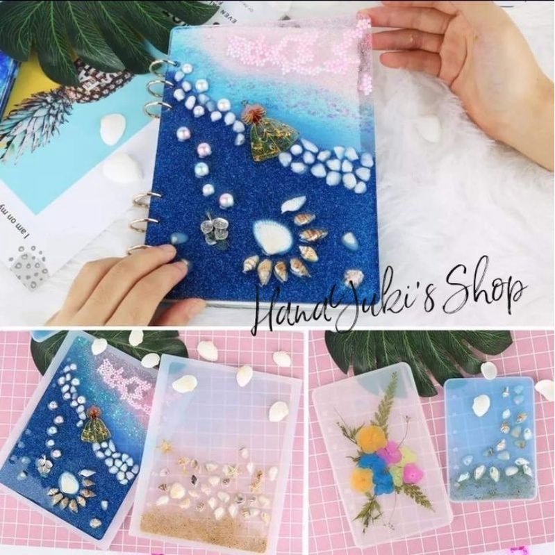 Khuôn làm bìa sổ (Notebook, Scrapbookbook) sáng tạo trong Resin handmade