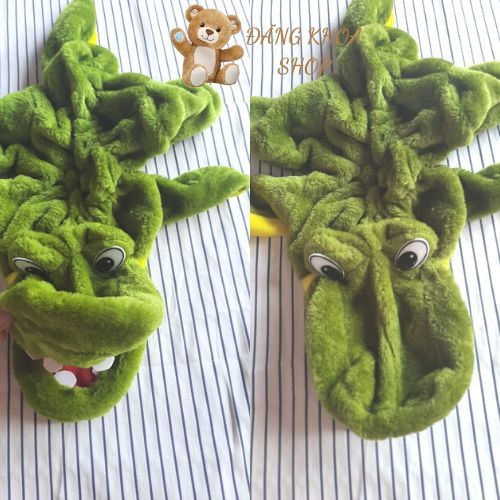 Vỏ Gấu Bông Cá Sấu Bông Nhồi Bông To Đẹp Hàng Vải Nhung Bảo Hành 6 Tháng Sử Dụng