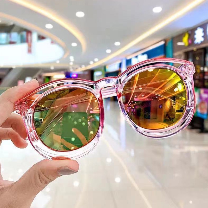 Kính Mát Chống Tia UV Họa Tiết Dễ Thương Dành Cho Bé Trai Và Bé Gái