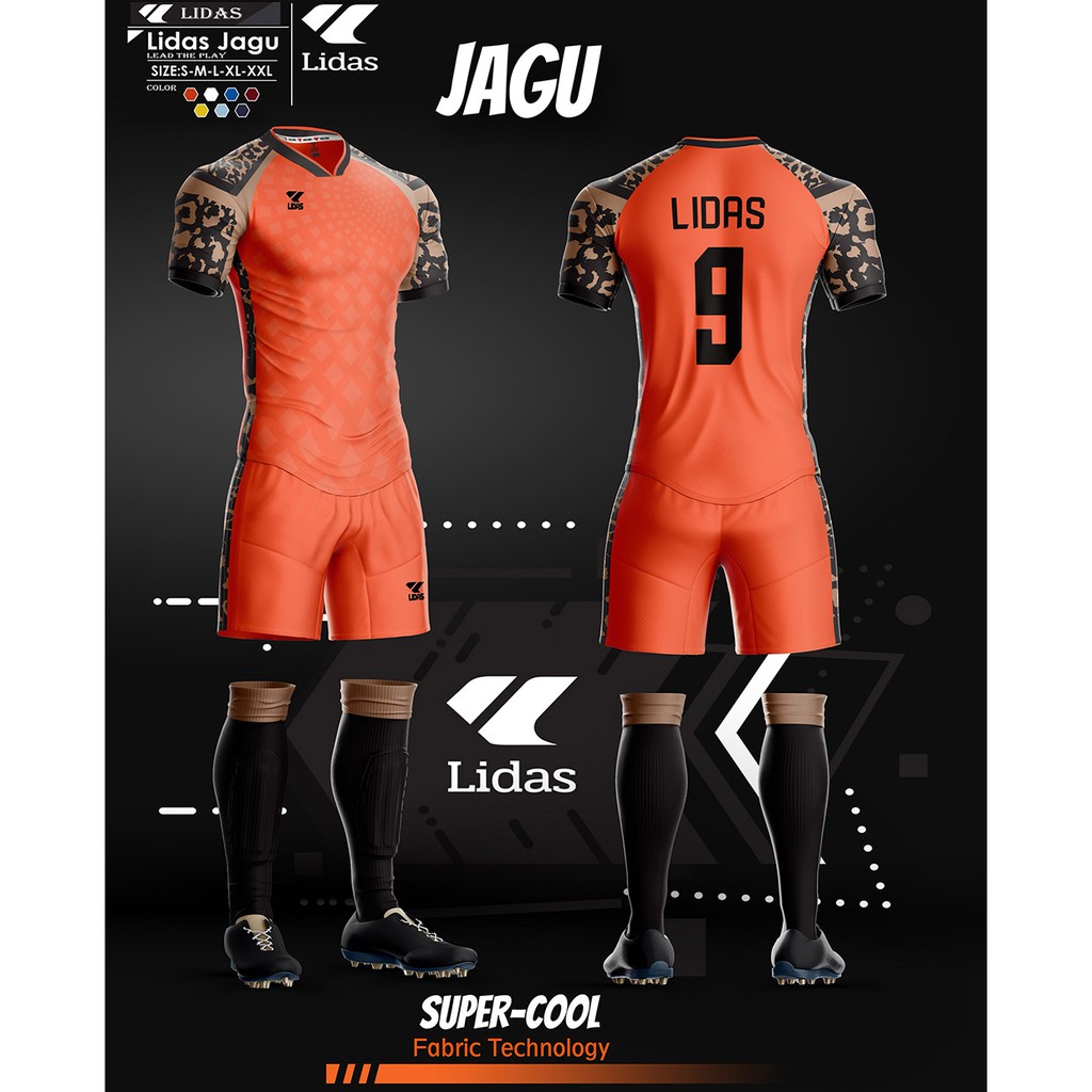 Bộ quần áo thể thao đá bóng Nam - Nữ LIDAS JAGU cao cấp - Nhiều màu sắc – Hàng chính hãng
