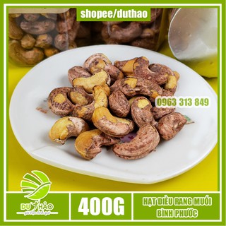 Hạt điều rang muối vỏ lụa Bình Phước 400