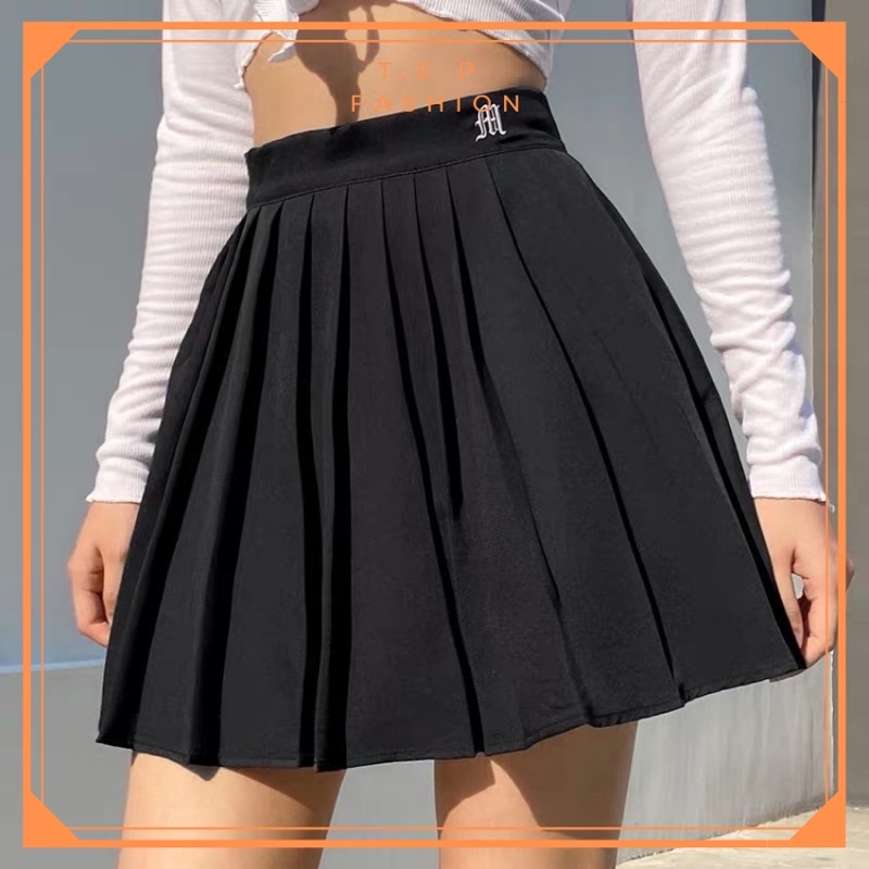 ✨BÁN SỈ✨ CHÂN VÁY XẾP LY LƯNG CAO CÓ QUẦN MẶC TRONG PHONG CÁCH HÀN QUỐC
