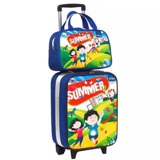 Vali Friso 35cm cho bé 2 trong 1 có tay kéo và bánh xe - vali du lịch trẻ em