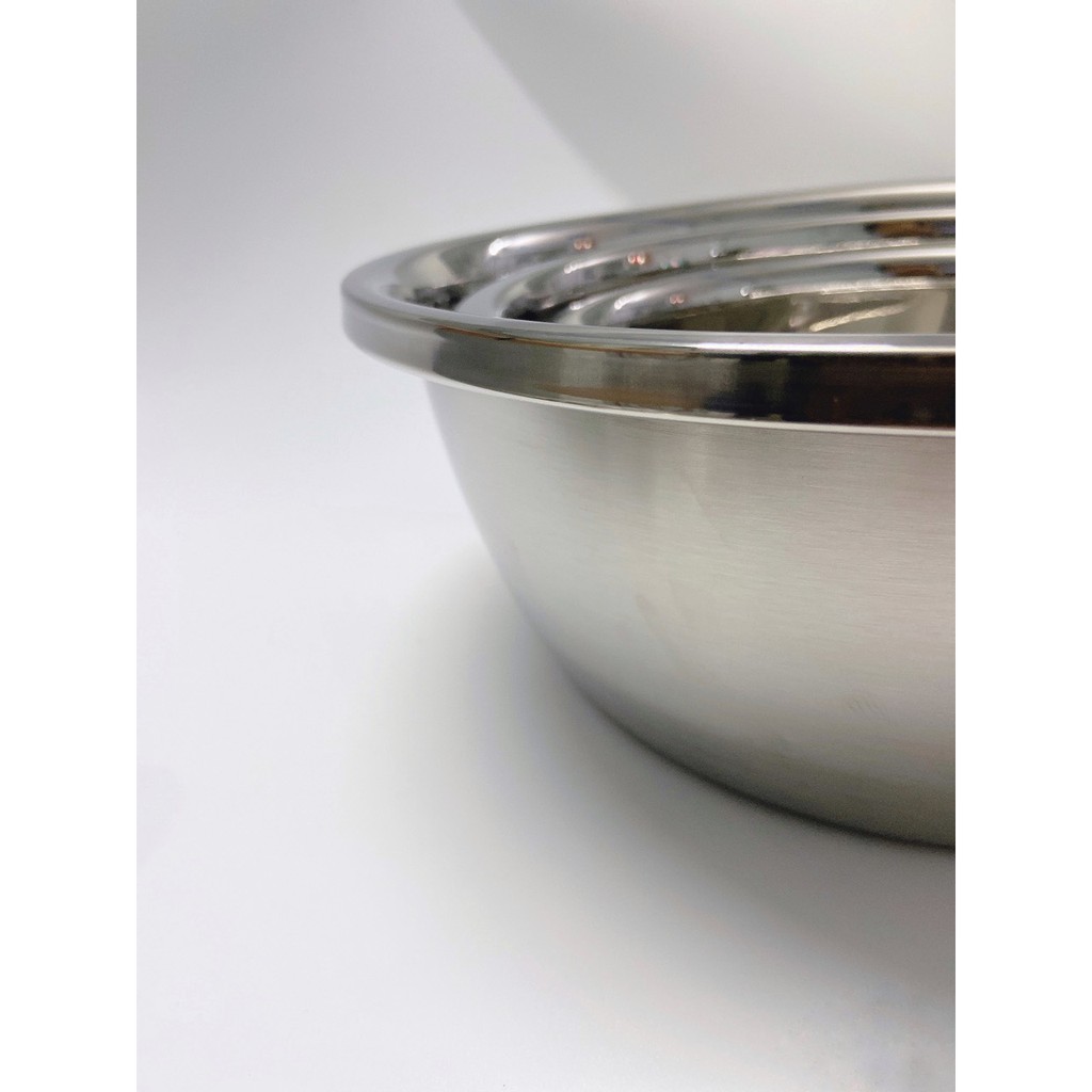 Thau Inox sâu lòng Hoa Sen cao cấp ĐỦ SIZE INOX 304 | Hàng INOX cao cấp nhập khẩu