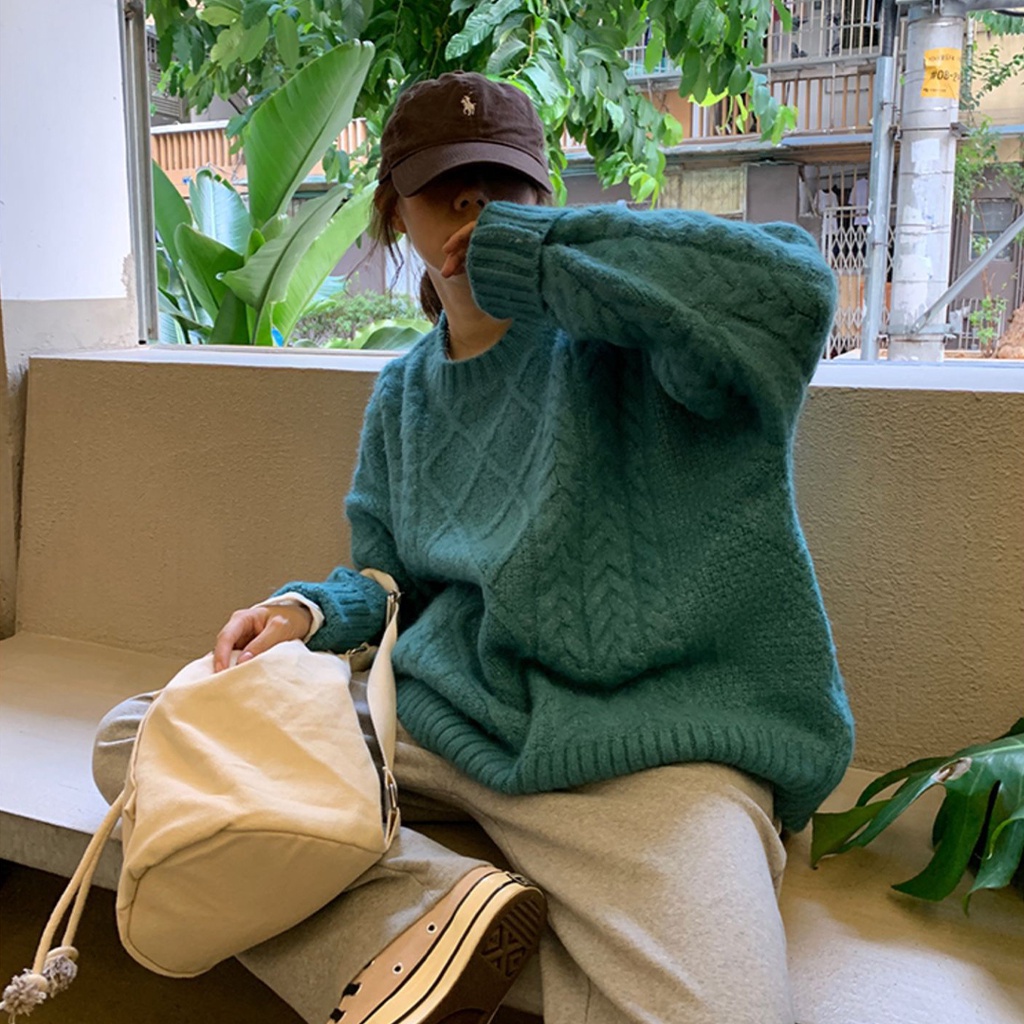 Áo len cổ tròn cho nữ Shop Haul - AL-G01 | BigBuy360 - bigbuy360.vn