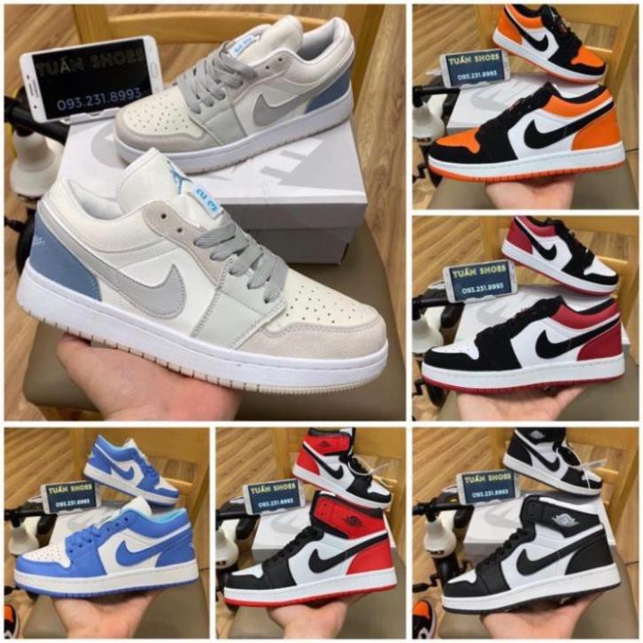 [Full Box+Bill] Giày Thể Thao JD1 Cổ Cao-Thấp Chuẩn Cao Cấp 11, giày Sneaker thể thao