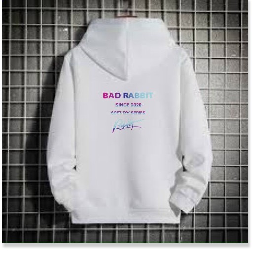 ÁO KHOÁC HOODIE CHÚ THỎ CƯNG CHUI ĐẦU PHONG CÁCH XÌ TEEN