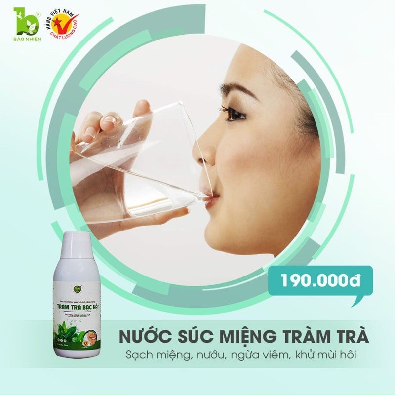 Nước súc miệng tràm trà bạc hà 250ml