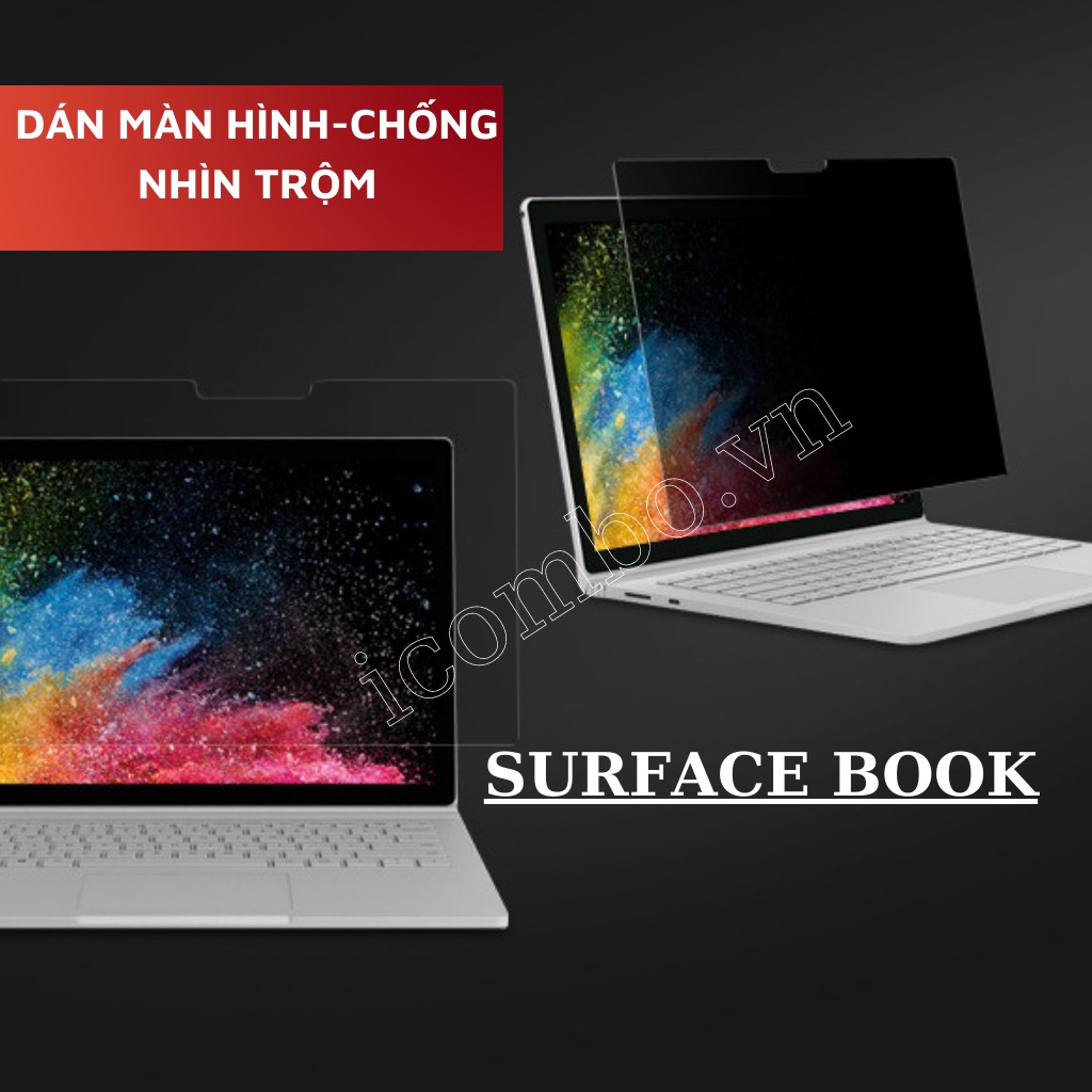 Dán màn hình chống nhìn trộm surface pro X, pro 4/5/6/7, laptop 1/2/3, book 1/2/3