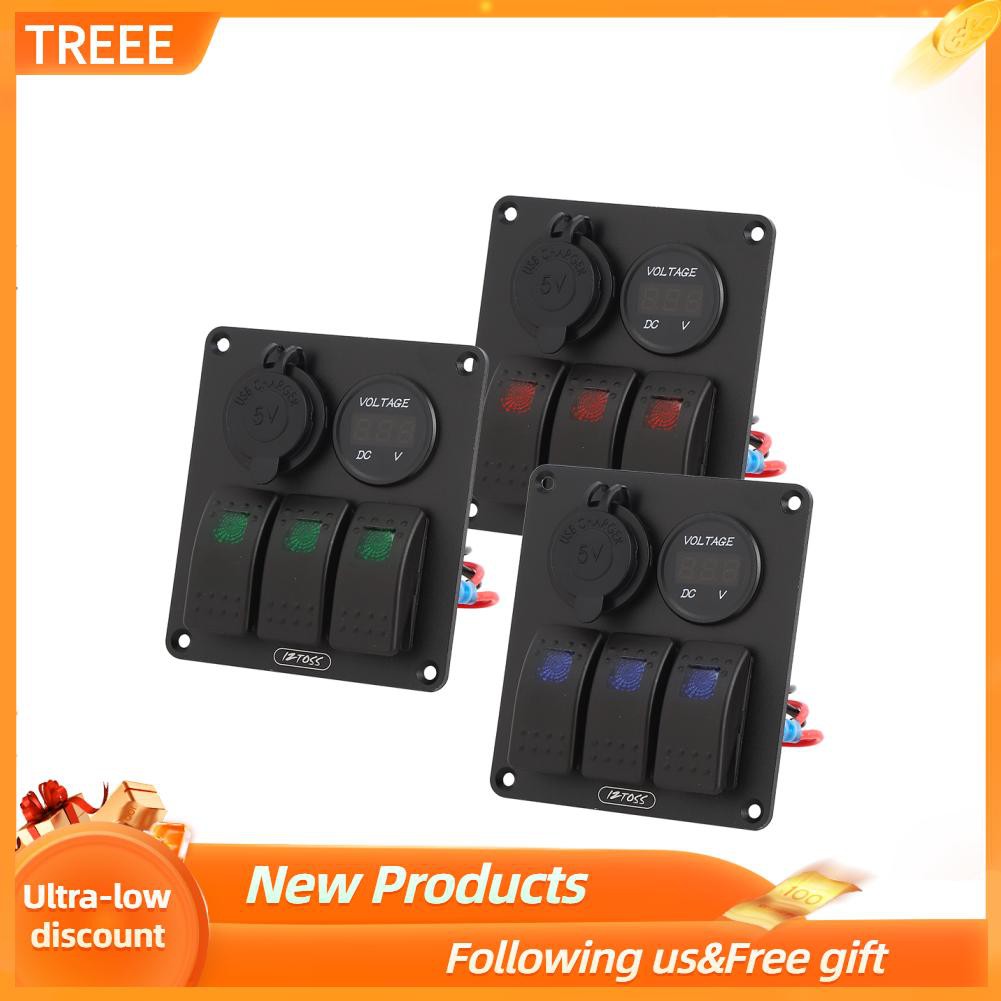 Bảng Công Tắc Bật / Tắt Đa Năng Treee 3marine Hiển Thị 4.8a