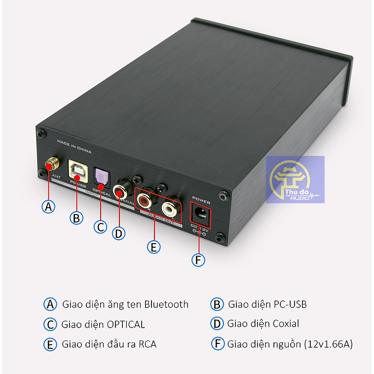 FX Audio X6 MKII dac nghe nhạc lossless 192khz/24bit Bluetooth 5.0