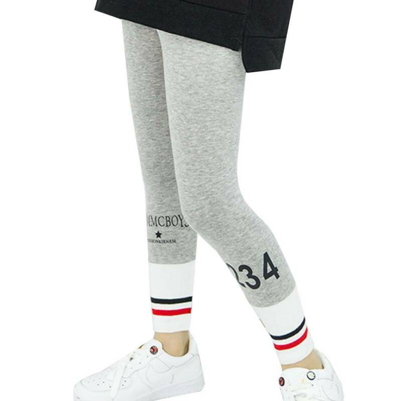 Quần Legging Cotton Lưng Thun Dành Cho Bé Gái (3-14 Tuổi)