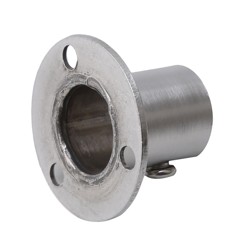 1 Chiếc Ghế Ngồi Ống Tròn Bằng Thép Không Gỉ Dày