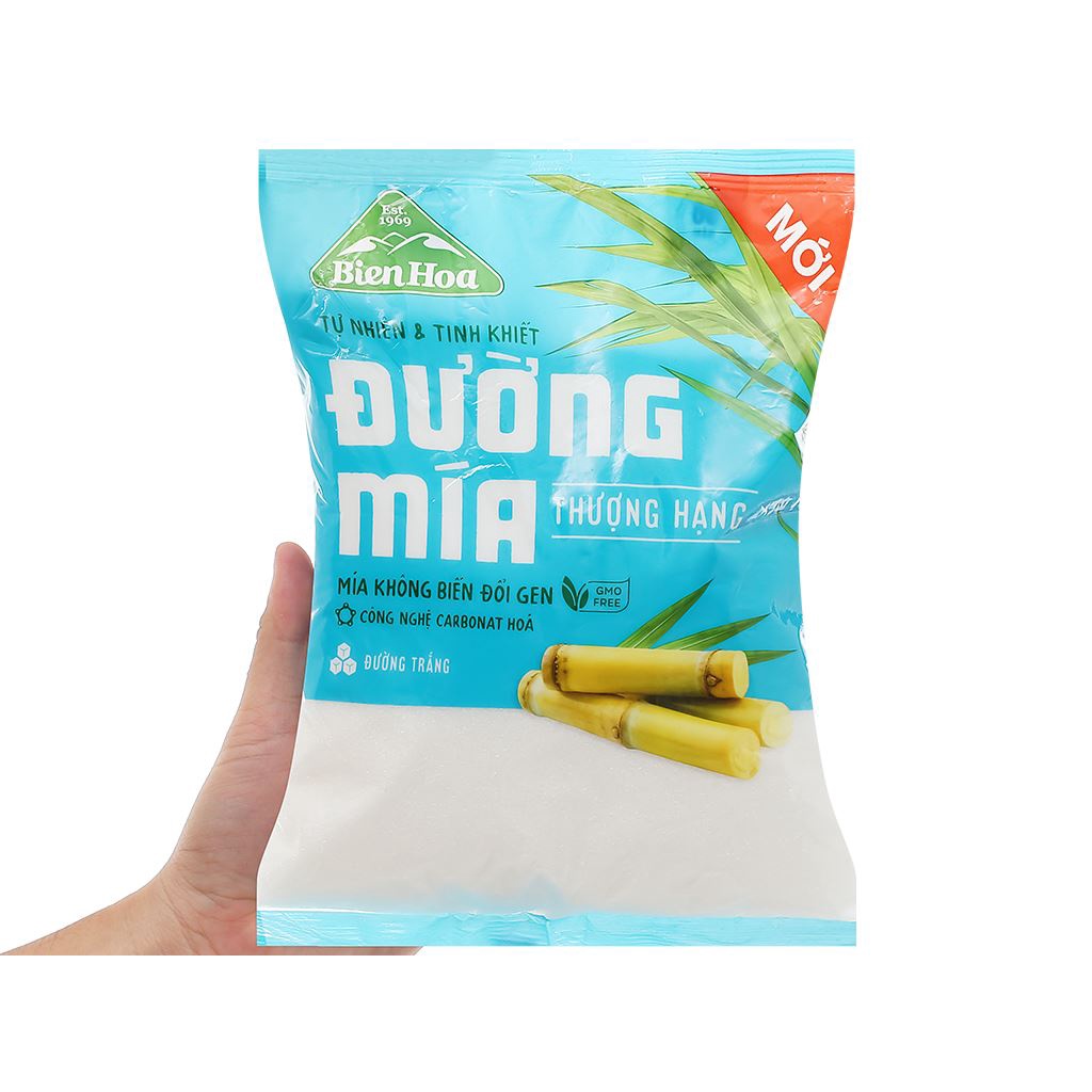 Đường mía thượng hạng biên hòa gói 1kg - ảnh sản phẩm 1