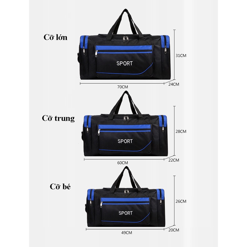 Túi Xách Du Lịch Cỡ Lớn Tiện Ich Cao Cấp Thời Trang cho chuyến dài ngày, túi hành lý