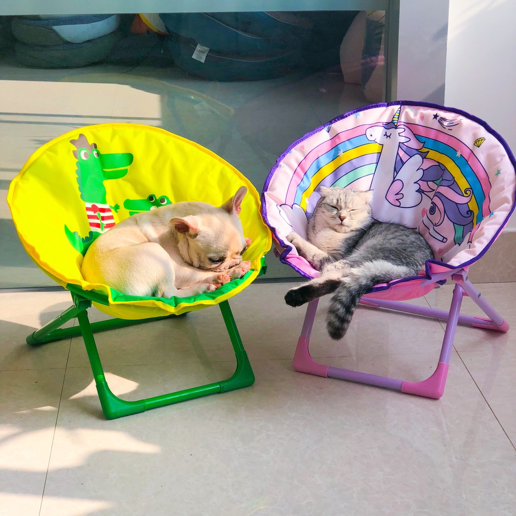 [HÀNG ORDER] Ghế vải Oxford cho chó mèo tắm nắng thư giãn MS43