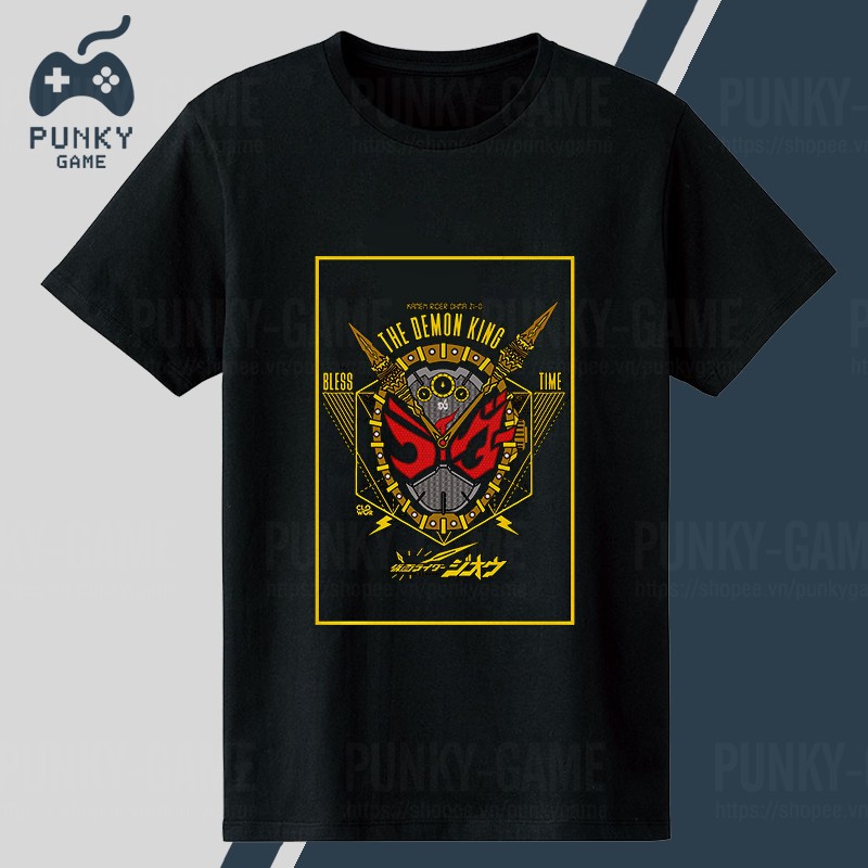 Áo thun Kamen Rider OHMA ZI-O Black T-Shirt ngắn tay