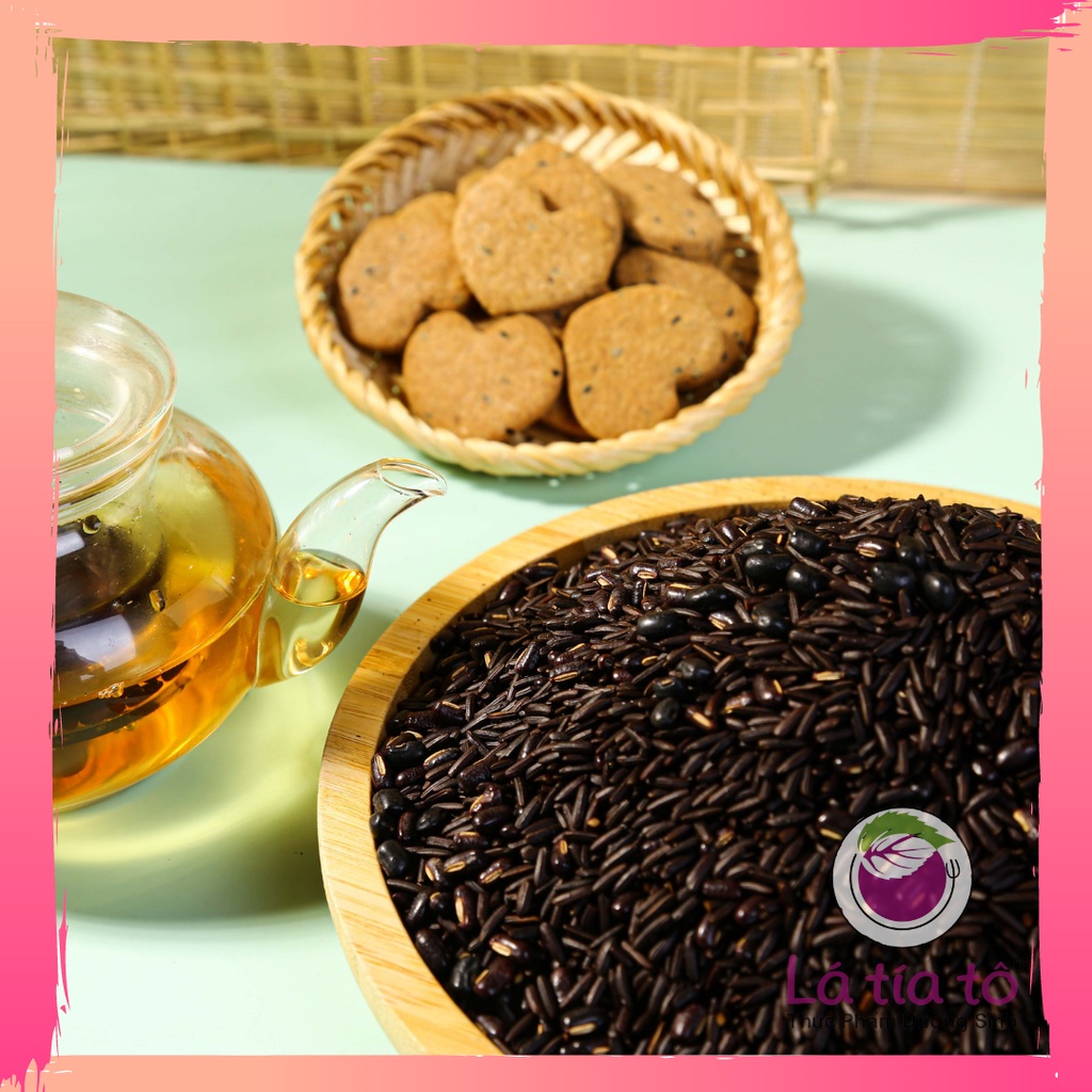 TRÀ GẠO LỨT XÍCH TIỂU ĐẬU - LÁ TÍA TÔ