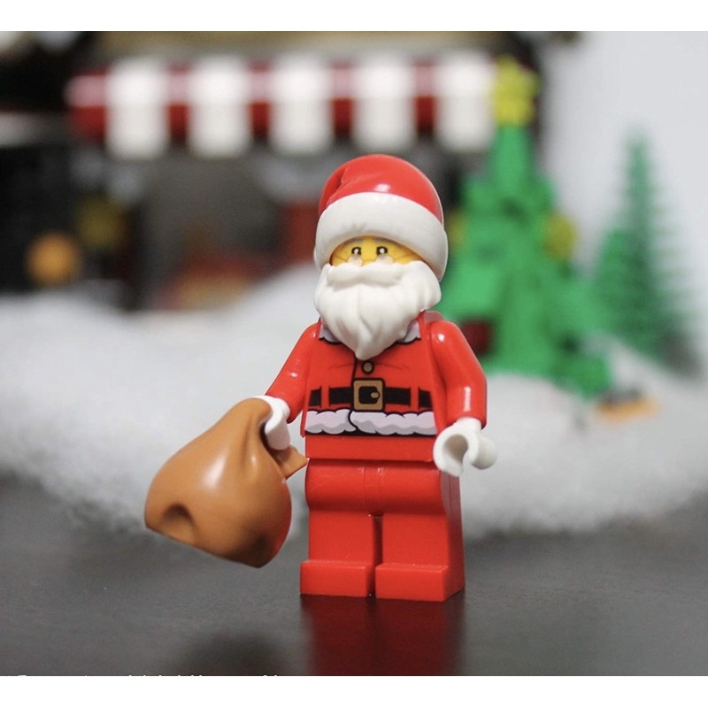 Lego minifigures santa likenew