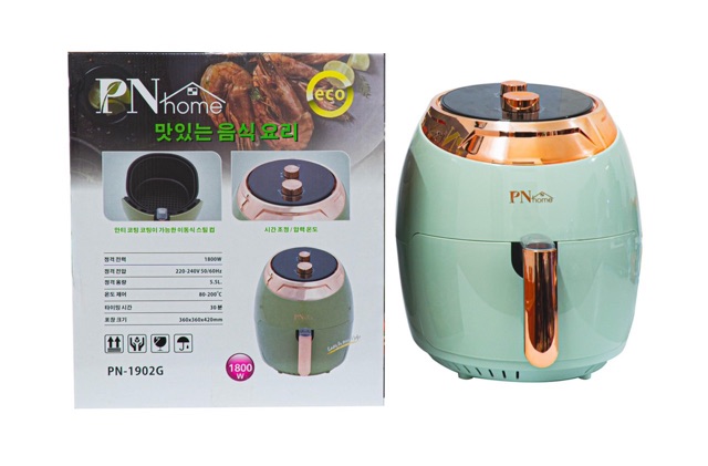 Nổi chiên không dầu PN 5.5lit nội địa hàn quốc