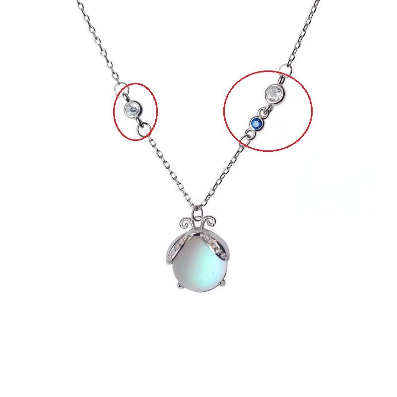 Vòng cổ Mặt Hình Mặt Trăng Đính Đá Thời Trang Cho Nữ